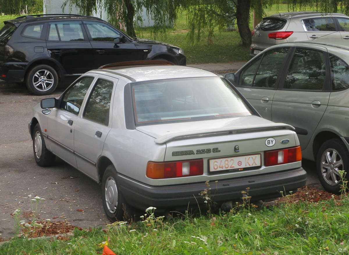 6482 KX, Ford Sierra 1st gen (Sapphire) Sedan (BFG/GB4), facelift, 1987–1993
