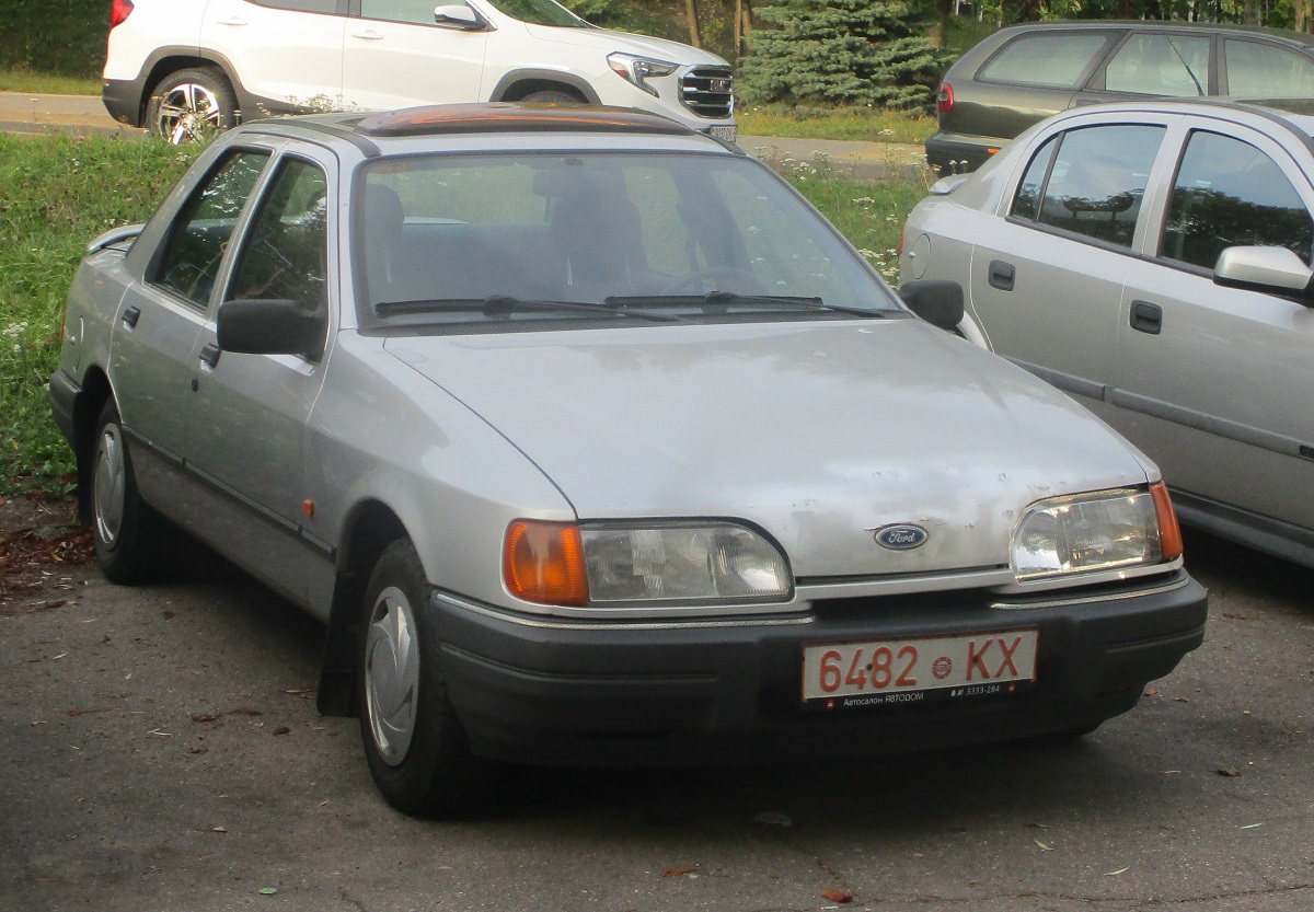 6482 KX, Ford Sierra 1st gen (Sapphire) Sedan (BFG/GB4), facelift, 1987–1993