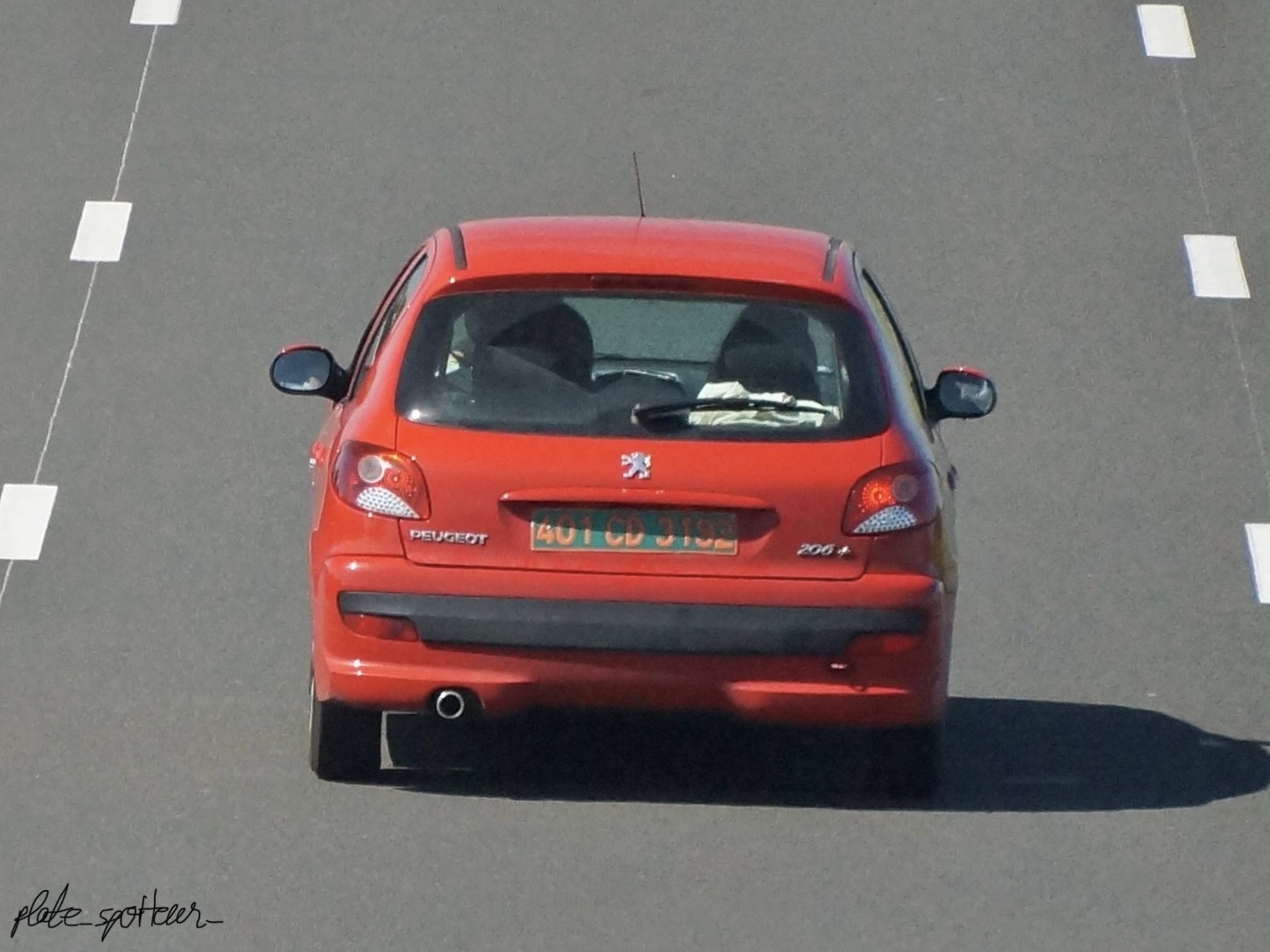 401 CD 3192, Peugeot 206 1st gen 206+ 5-door Hatch (2M), facelift, 2009–2012