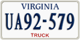 Virginia, Trucks (AB12-345)
