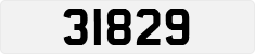 License plate of Guernsey, Regular plates