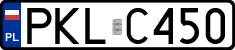 License plates of Poland, Regular car plates