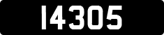 License plate of Guernsey, Regular plates