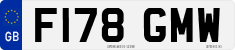 License plate of the United Kingdom, 1983 year system