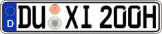 German license plate, Plates for oldtimers (type 