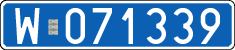 License plates of Poland, Diplomatic