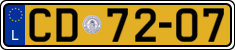 License plate of Luxembourg, Diplomatic