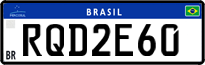 License plate of Brazil, Private owners (Mercosul)