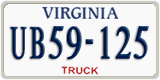 Virginia, Trucks (AB12-345)
