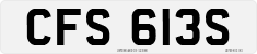 License plate of the United Kingdom, 1963 year system