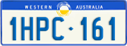 Western Australia, Regular plates