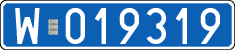 License plates of Poland, Diplomatic