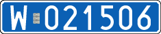 License plates of Poland, Diplomatic