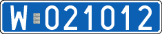 License plates of Poland, Diplomatic