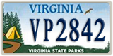 Virginia, Specialty plates (AB1234)