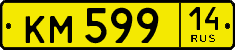License plate Russia, Public transport
