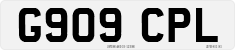 License plate of the United Kingdom, 1983 year system