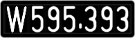 License plate of Austria, 1947 year system