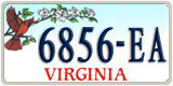 Virginia, Specialty plates (1234-AB)