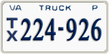 Virginia, Trucks (T/A 12(3)-345)