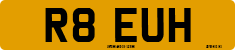 License plate of the United Kingdom, 1983 year system