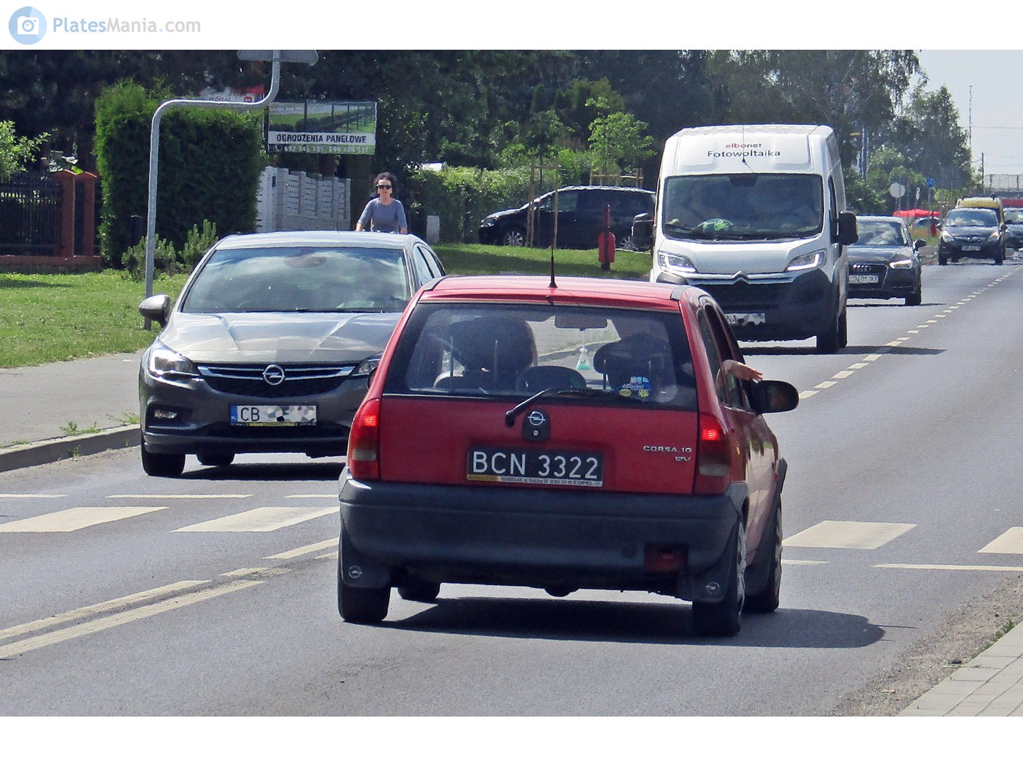 BCN 3322, Opel Corsa 2nd gen (Lite/Sail) 5-door Hatch (B; S93), 1993–2000 (–2004 for IN- and –2007 for ZA-market)