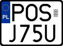 License plates of Poland, Special vehicles and motorcycles