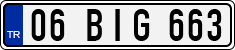 License plate of Turkey, Regular plates
