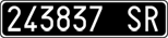 License plate of Italy, Cars (1927 year series)