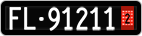 License plate of Liechtenstein, Provisional