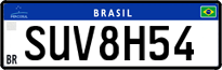 License plate of Brazil, Private owners (Mercosul)