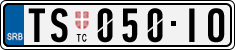 License plate of Serbia, Cars