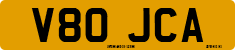 License plate of the United Kingdom, 1983 year system