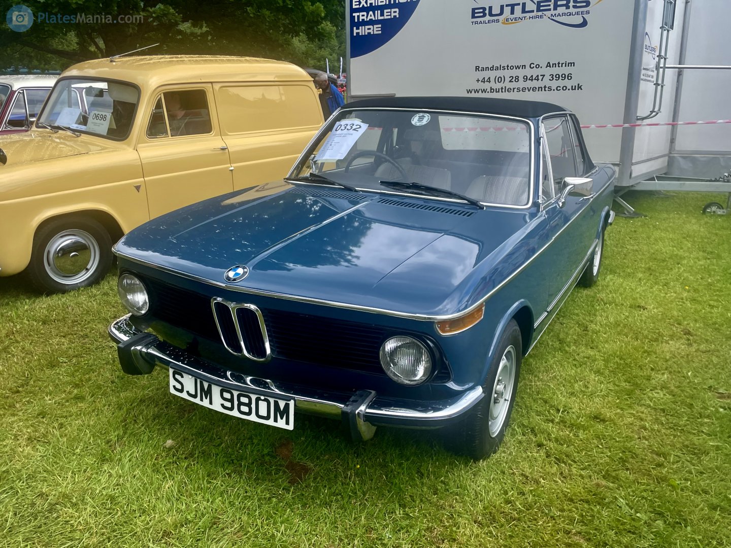 SJM980M, BMW 02 Series 2002 Cabrio by Baur Targa (E10), facelift, 1973–1975