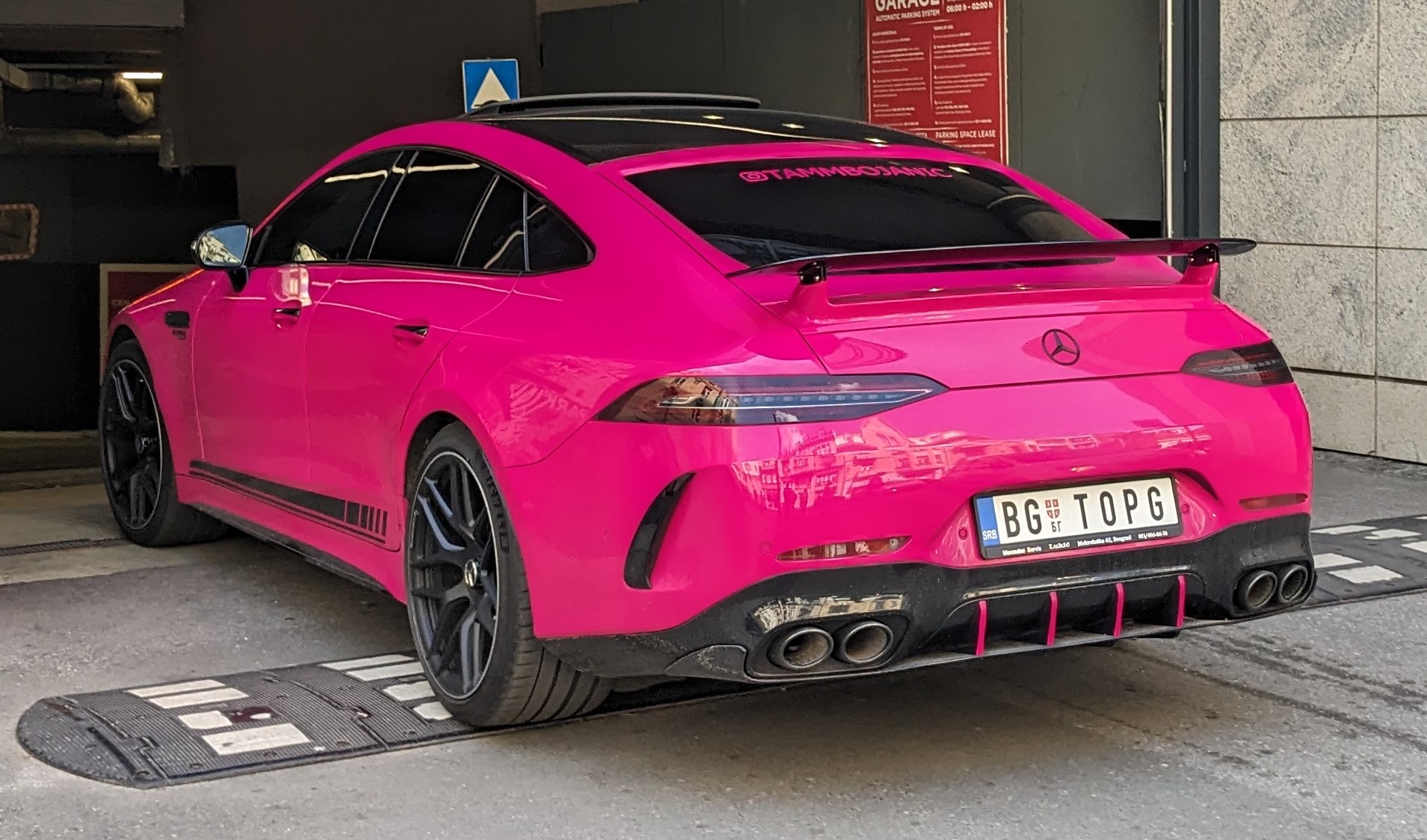 BG TOPG, Mercedes-Benz AMG GT 4-door Coupé 1st gen (X290), 2018–