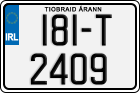 License plate of Ireland, Regular plates