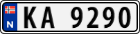 License plate of Norway, Trailers, motorcycles, special vehicles