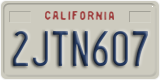 California, Passenger Car (1ABC234)