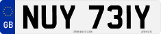 License plate of the United Kingdom, 1963 year system