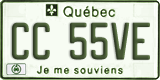 Quebec, Diplomatic (CC/CD 1234)