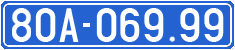 License plate of Vietnam, Government and public administrations