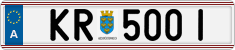 License plate of Austria, Regular plates