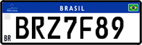 License plate of Brazil, Private owners (Mercosul)
