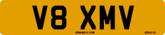 License plate of the United Kingdom, 1983 year system