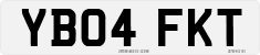 License plate of the United Kingdom, 2001 year system