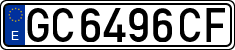 License plates of Spain, 1971 year series