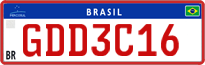 License plate of Brazil, Commercial vehicles (Mercosul)