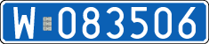 License plates of Poland, Diplomatic