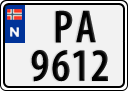 License plate of Norway, Trailers, motorcycles, special vehicles
