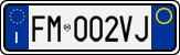 License plate of Italy, Cars (1994 year series)